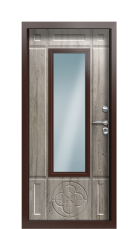 Дверь Termo Ral 5005 Арктическая береза 928 вид внутри