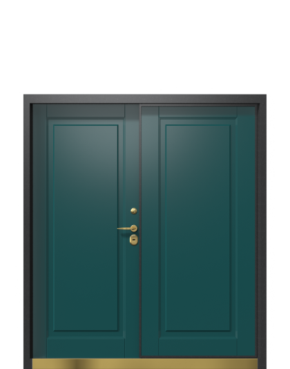 Дверь в коттедж TermoPlus, Vesuvio, Collori Зеленое сукно