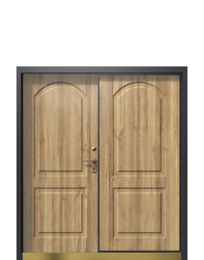 Дверь в коттедж TermoPlus Patina, Decoline Греческий платан