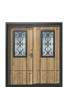 Дверь Termo Bronze, Decoline Греческий платан вид внутри