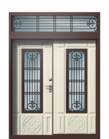 Дверь Termo Decoline Венге бонобо, Collori Слоновая кость вид внутри