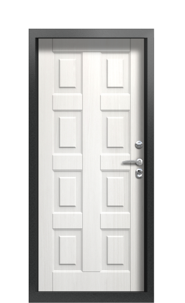 Дверь TermoPlus Silver Белое Дерево F002 10