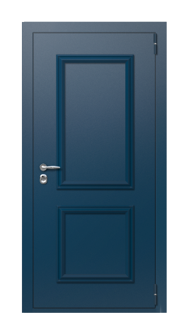 Дверь TermoPlus Del Mare Серо-Голубая 34