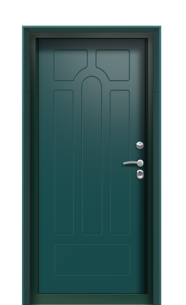 Дверь TermoWood Ral 6005 Зеленое сукно 1084
