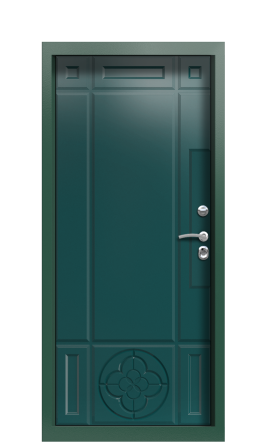 Дверь TermoPlus Ral 9003 Зеленое сукно 771