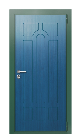 Дверь TermoWood Ral 6028 Темно-синяя 1032