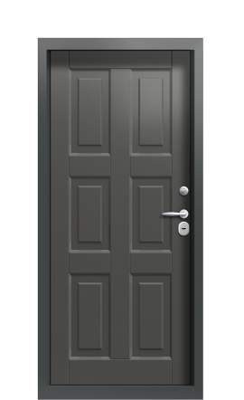 Дверь TermoWood Ral 7043 Grey matt 1380