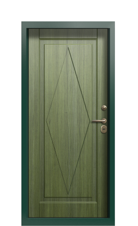 Дверь TermoWood Ral 6005 Темно-зеленое 1333