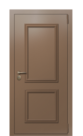 Дверь TermoPlus Ral 8025 Дымчатое Дерево 491