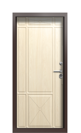 Дверь TermoPlus Ral 8025 Ванильный дуб 252