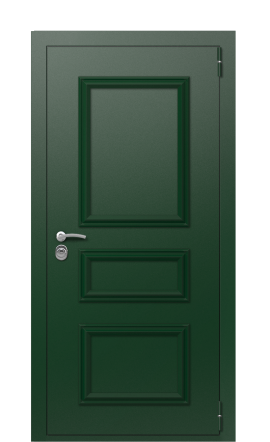 Дверь TermoPlus Patina Тёмно зелёное 453