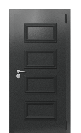 Дверь TermoPlus Silver Серый Туман 1398