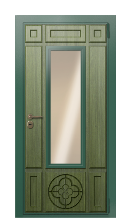 Входная дверь TermoWood Ral 6028 Темно-зеленое 1204