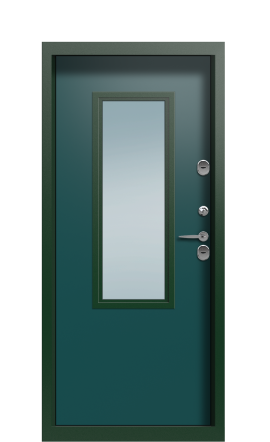Дверь TermoWood Patina Collori Зеленое сукно 2694