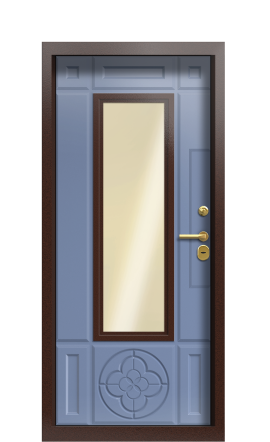 Дверь TermoPlus Ral 3005 Ral 5014 1415