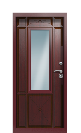 Дверь TermoPlus Ral 3005 Темно-красный 1306