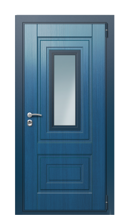 Дверь TermoWood Del Mare Темно-синяя 1318