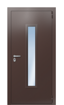 Дверь TermoPlus Ral 8017 Темный Мрамор (глянец) 1405