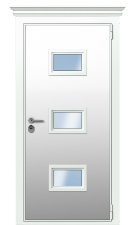 Дверь TermoWood Ral 9003 Terma Premium Белый глянец 2648