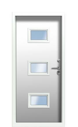 Дверь TermoWood Ral 9003 Terma Premium Белый глянец 2648