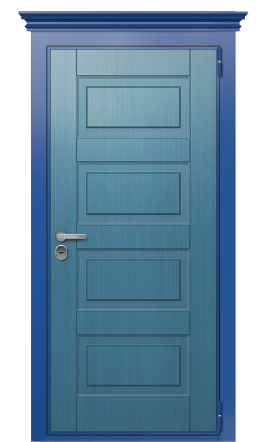Дверь TermoWood Ral 5005 Серо-голубая 421