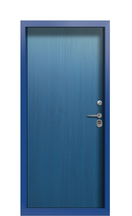 Входная дверь TermoPlus Ral 5005 Woodline Темно-синяя 2610