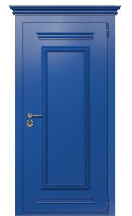 Входная дверь TermoPlus Ral 5005 Woodline Темно-синяя 2610