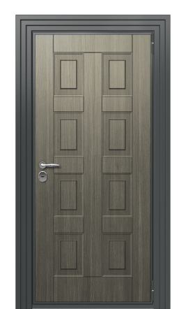Дверь TermoWood Ral 7043 Серый кварц 1384