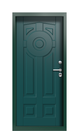 Входная дверь TermoPlus Ral 8017 Зеленое сукно 1140