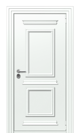Дверь TermoPlus Ral 9003 Серый Антрацит 228