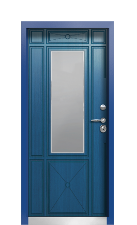 дверь TermoPlus Ral 3031 Тёмно Синяя 215