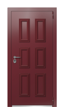 Дверь TermoPlus Ral 3005 Тёмно-красный 946