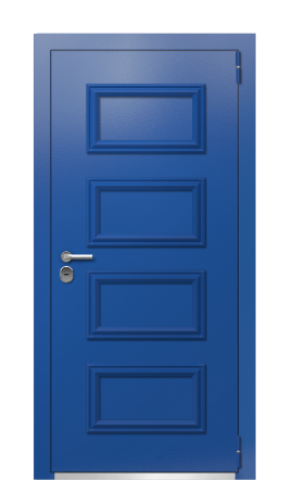 Дверь TermoPlus Ral 3005 Тёмно синяя 947