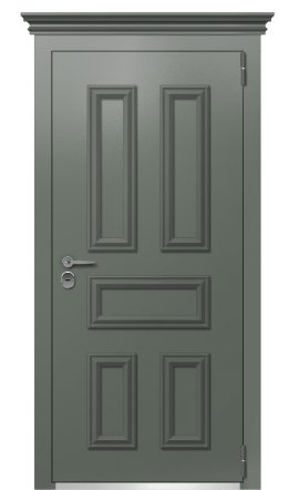 Дверь TermoPlus Ral 7009 Серый Антрацит 949