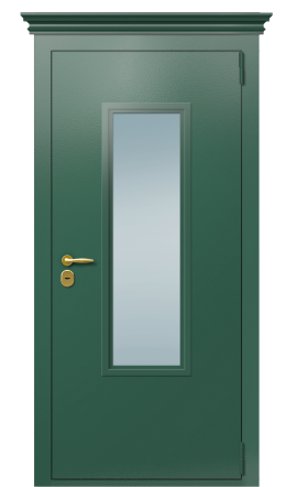 Дверь TermoPlus Ral 6028 Зелёное сукно 544