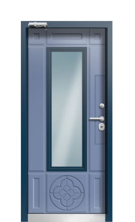 Дверь TermoPlus Ral 5005 Ral 5014 540
