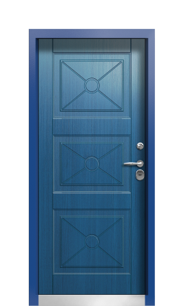 Входная дверь TermoPlus Del Mare Тёмно Синяя 329