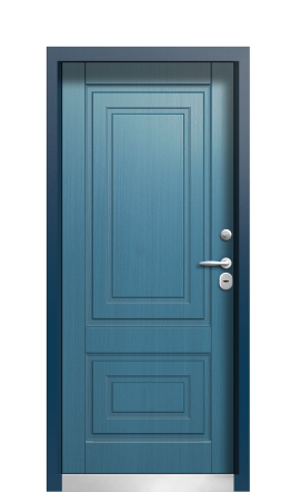 Входная дверь TermoWood Del Mare Сине голубая 137