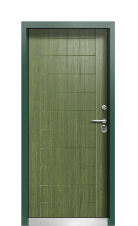 Дверь TermoPlus Ral 9005 Тёмно зелёное 128