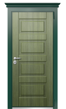 Дверь TermoWood Ral 6005 Тёмно зелёное 649