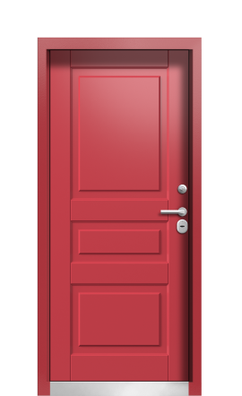 Дверь TermoWood Ral 3005 Тёмно Красный 310