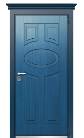 Дверь TermoWood Del Mare Тёмно Синяя 548