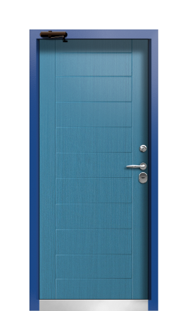 Дверь TermoWood Del Mare Тёмно Синяя 548