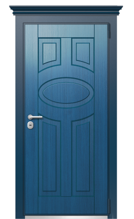 Дверь TermoWood Del Mare Тёмно Синяя 547