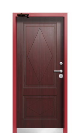 Дверь TermoWood Ral 3031 Тёмно-Красный 610