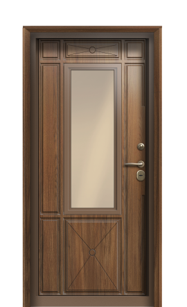Дверь TermoPlus Ral 8017 Бронзовая лиственница 1113