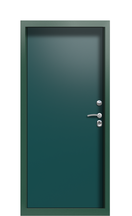 Дверь TermoPlus Ral 9003 Зеленое сукно 801