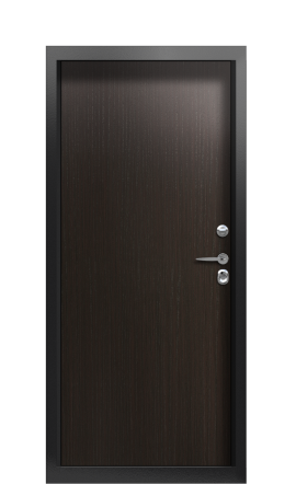 Дверь TermoPlus Ral 9005 Decoline Premium Венге бонобо 2554