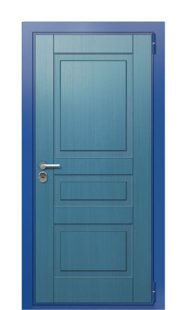 Дверь TermoWood Ral 5005 Серо-голубая 420