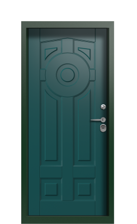 Дверь TermoWood Patina Collori Зеленое сукно 2689
